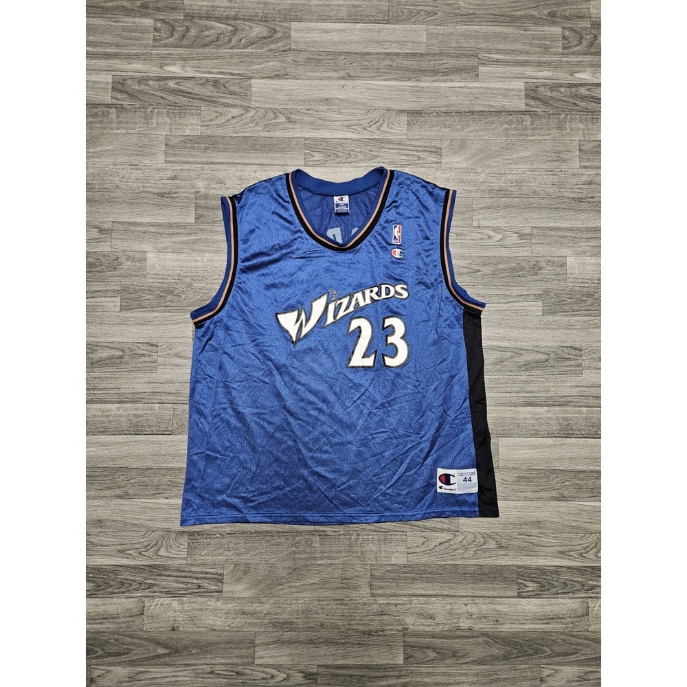 Vintage Michael Jordan #23 Washington Wizards NBA Champion Jersey Size 44 Large